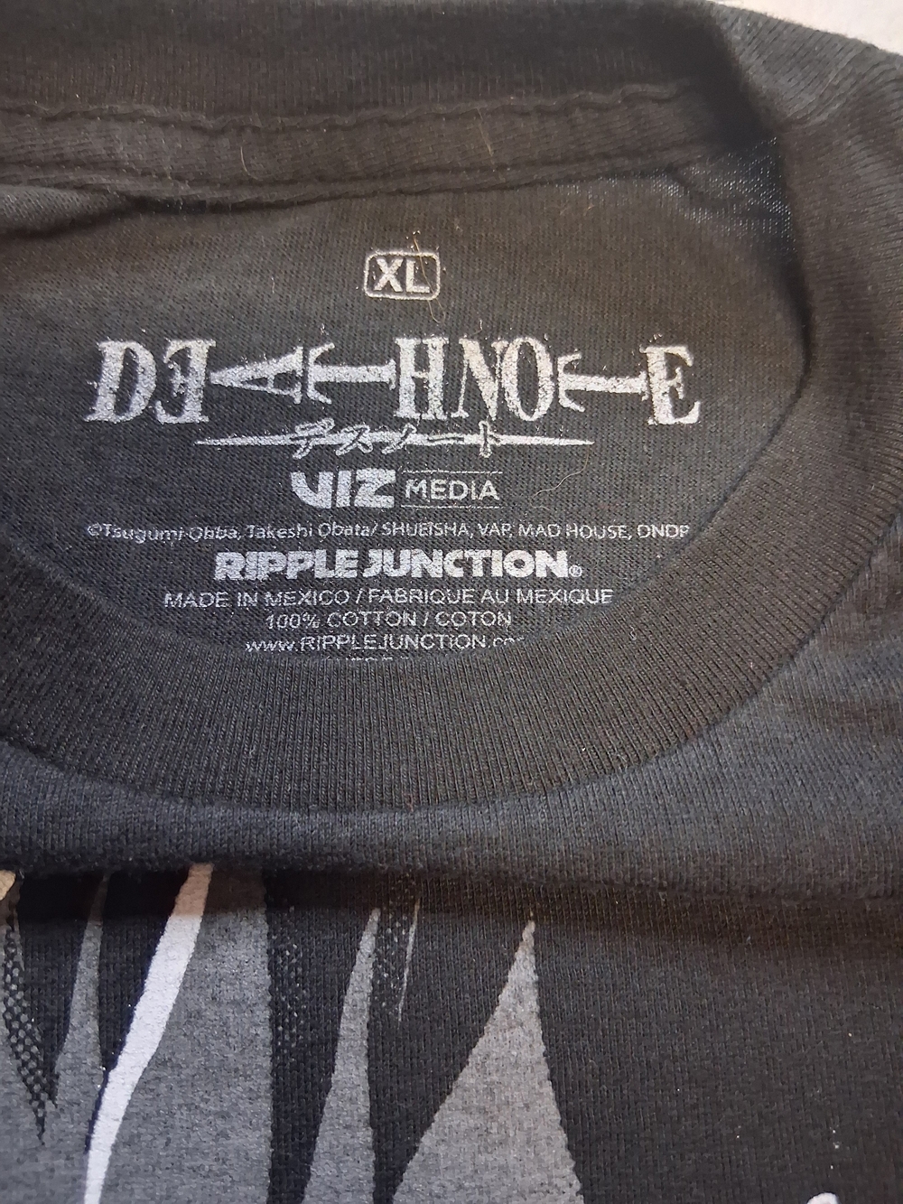 Death Note Black Graphic Kids Short Sleeve Tee - Picture 4 of 5